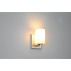 Sienna 1 Light Wall Sconce & Vanity, Brushed Steel