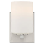 Sienna 1 Light LED Wall Sconce & Vanity, Brushed Steel