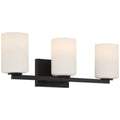 Sienna 3 Light Vanity, Matte Black