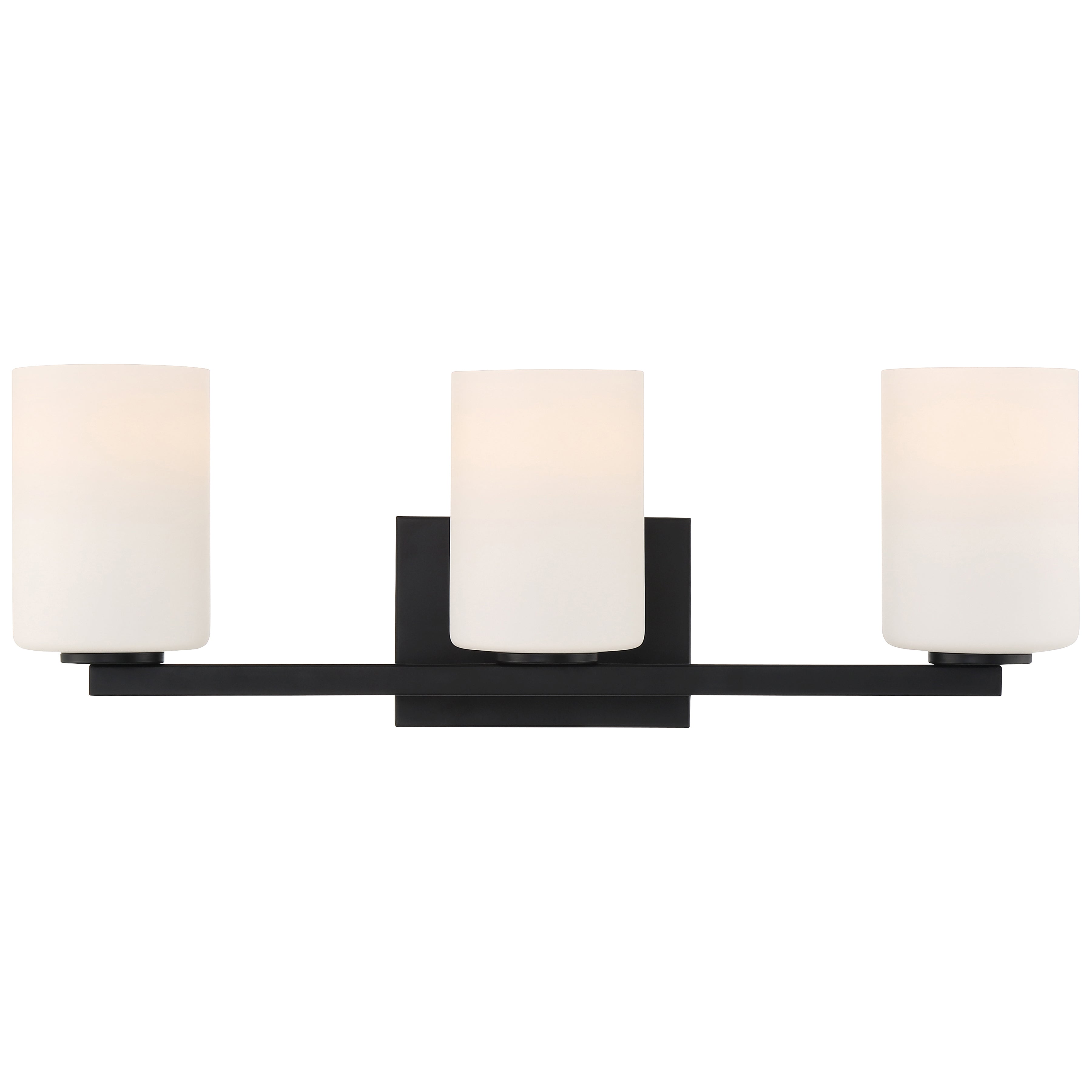 Sienna 3 Light Vanity, Matte Black