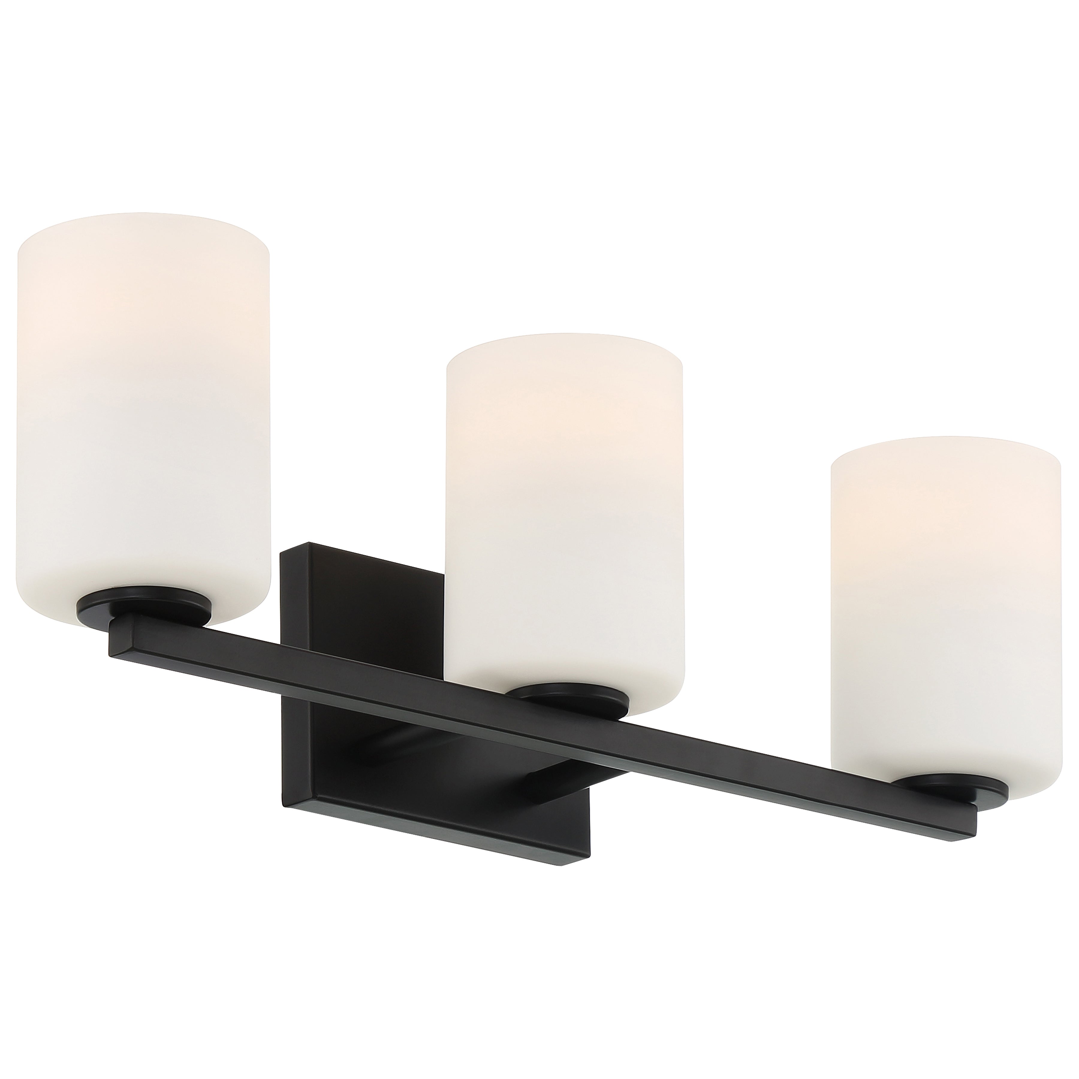 Sienna 3 Light Vanity, Matte Black