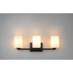Sienna 3 Light Vanity, Matte Black