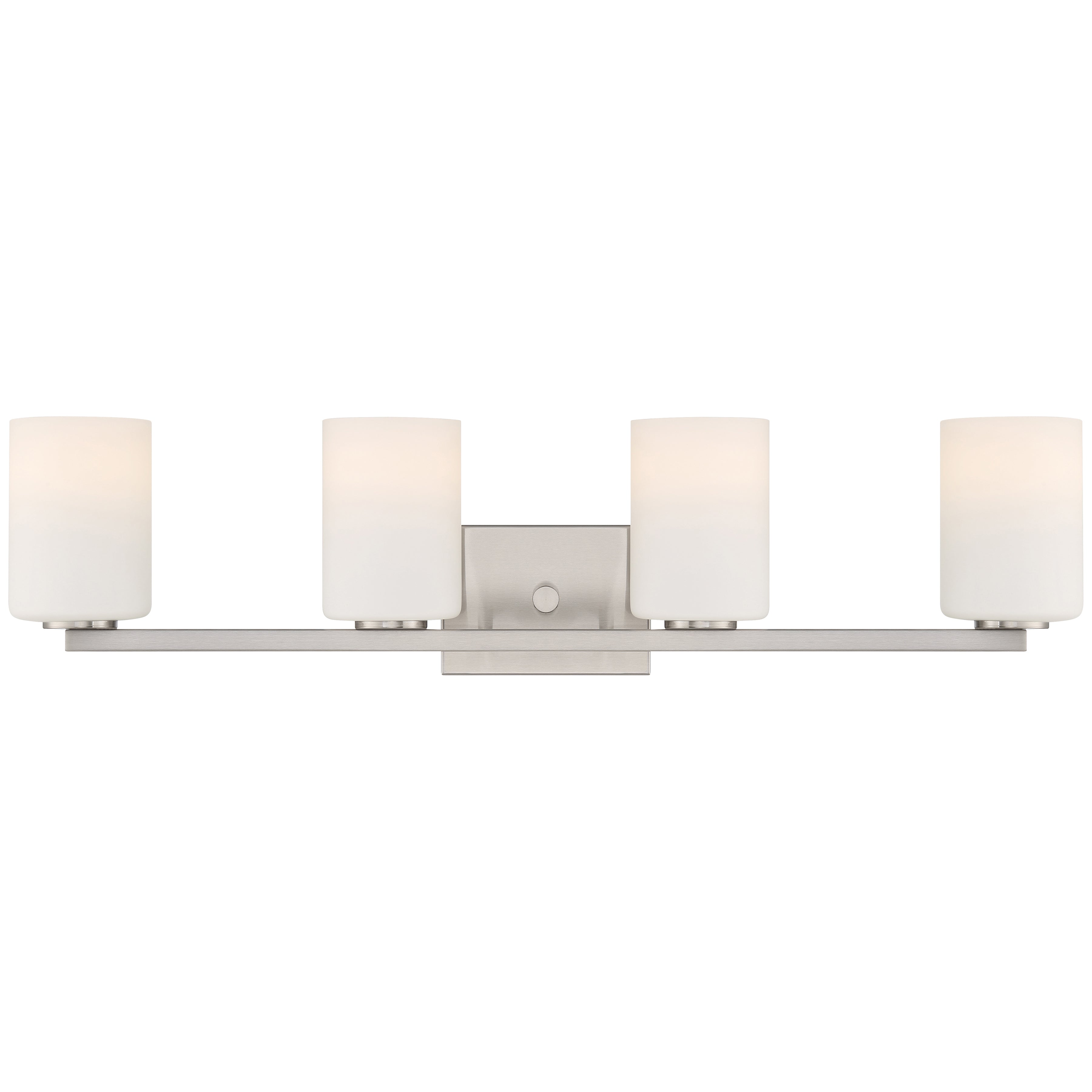 Sienna 4 Light Vanity, Brushed Steel