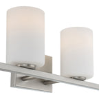 Sienna 4 Light Vanity, Brushed Steel