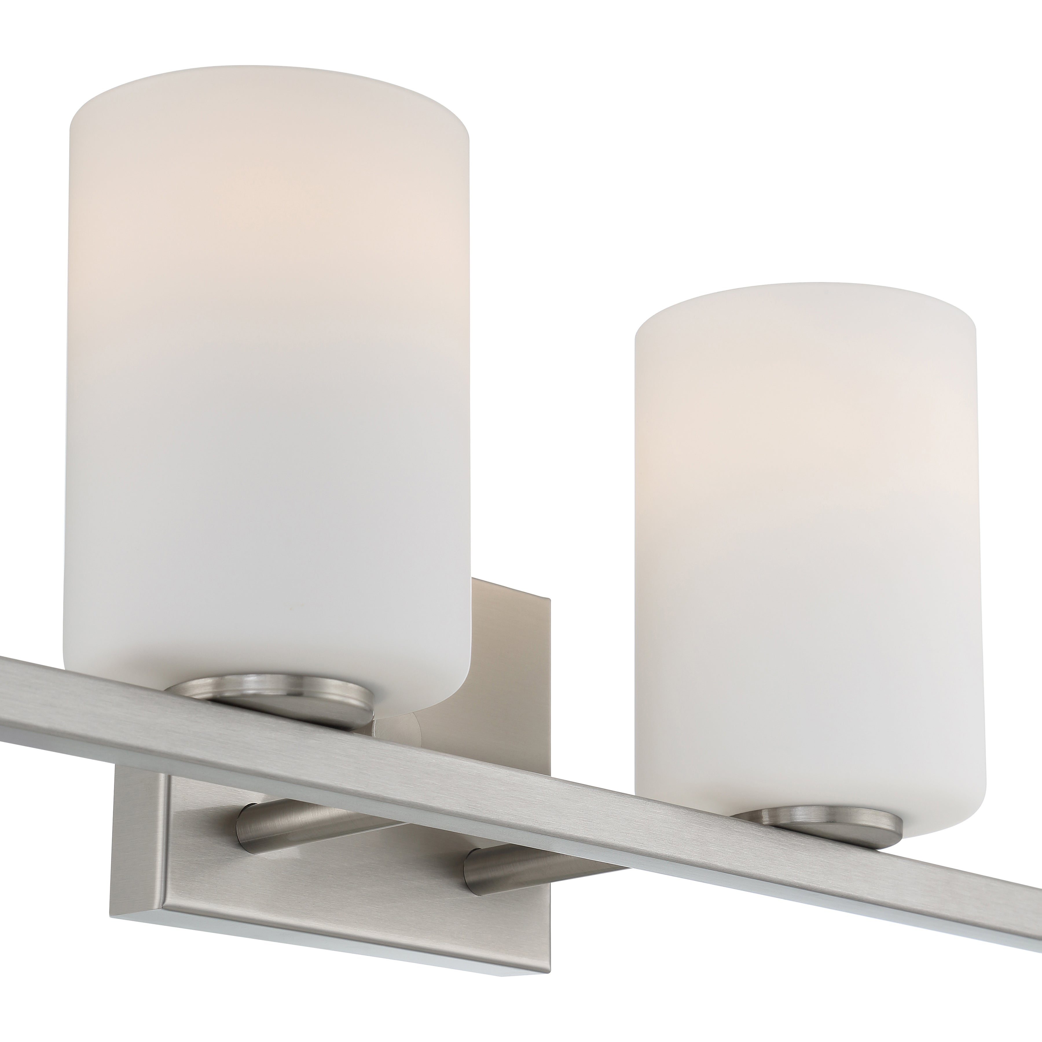 Sienna 4 Light Vanity, Brushed Steel