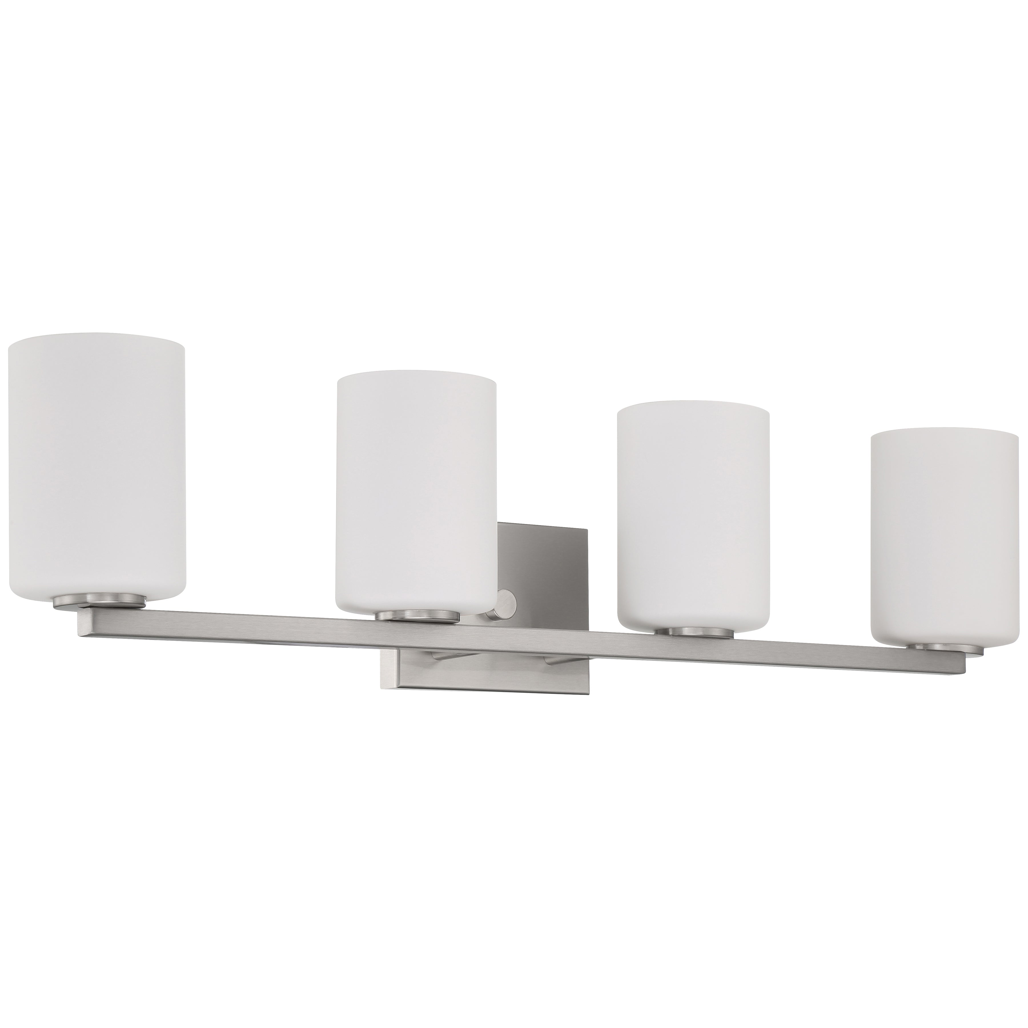 Sienna 4 Light Vanity, Brushed Steel