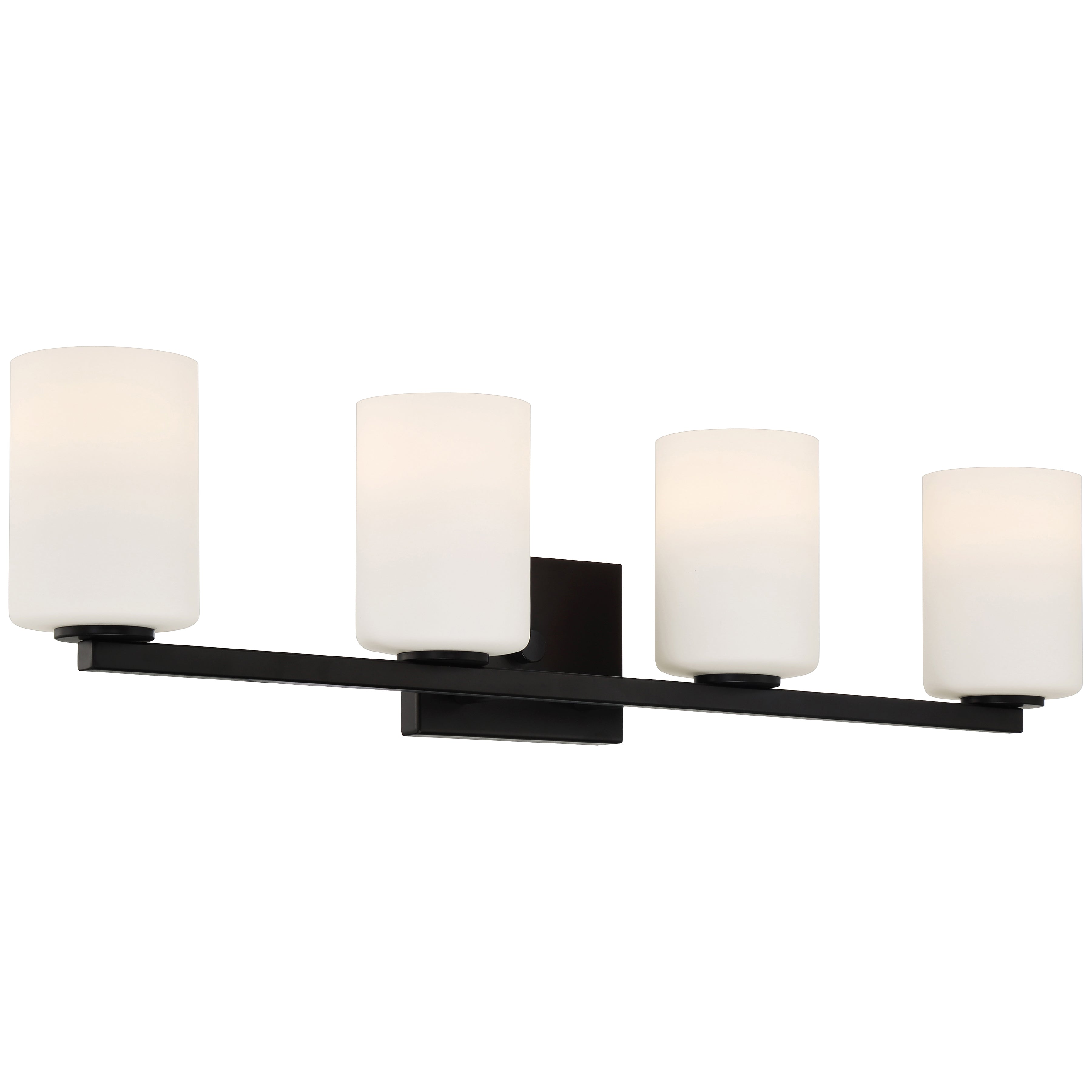 Sienna 4 Light Vanity, Matte Black