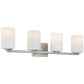 Sienna 4 Light LED Vanity, Brushed Steel