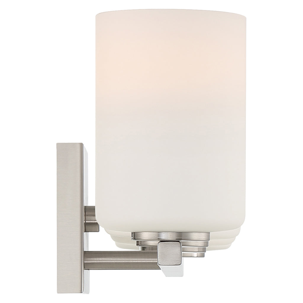 Sienna 4 Light LED Vanity, Brushed Steel