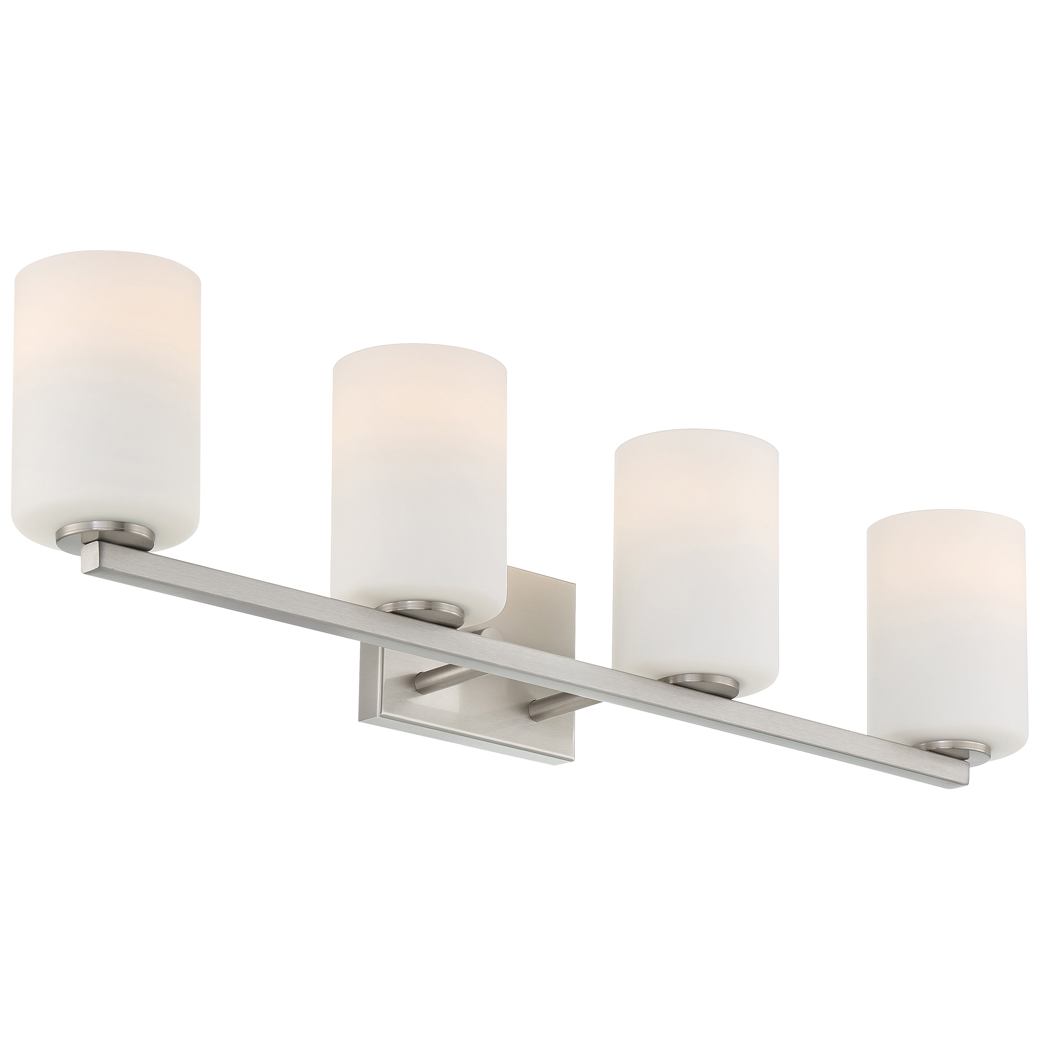 Sienna 4 Light LED Vanity, Brushed Steel
