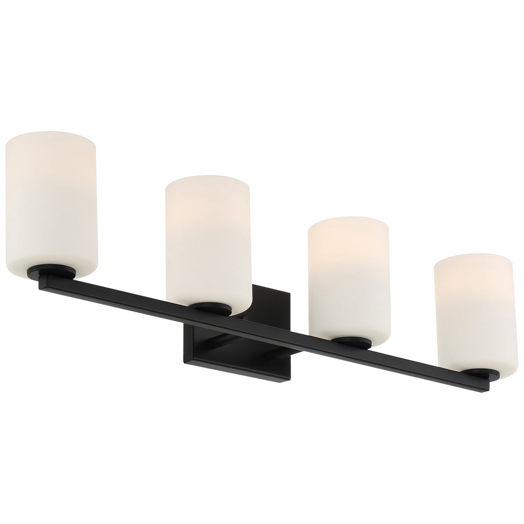 Sienna 4 Light LED Vanity, Matte Black
