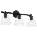Katie 3 Light Vanity, Matte Black