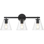 Katie 3 Light Vanity, Matte Black