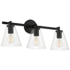 Katie 3 Light Vanity, Matte Black