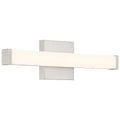 Maxx 5CCT LED Vanity, Brushed Steel / 18"