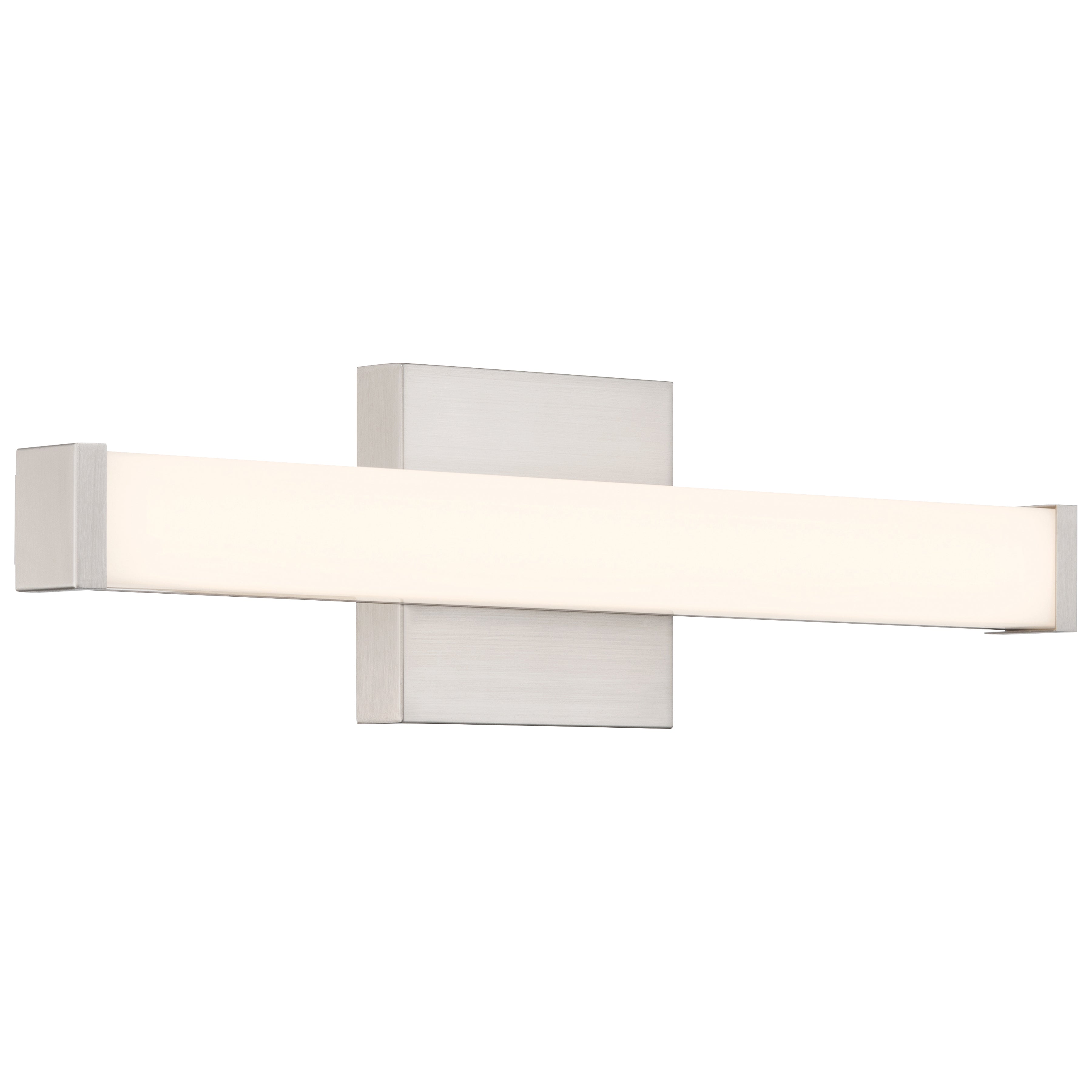 Maxx 5CCT LED Vanity, Brushed Steel / 18"