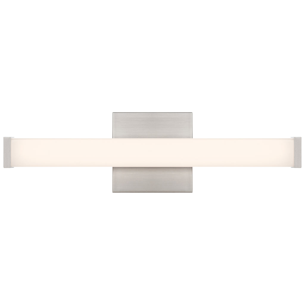 Maxx 5CCT LED Vanity, Brushed Steel / 18"
