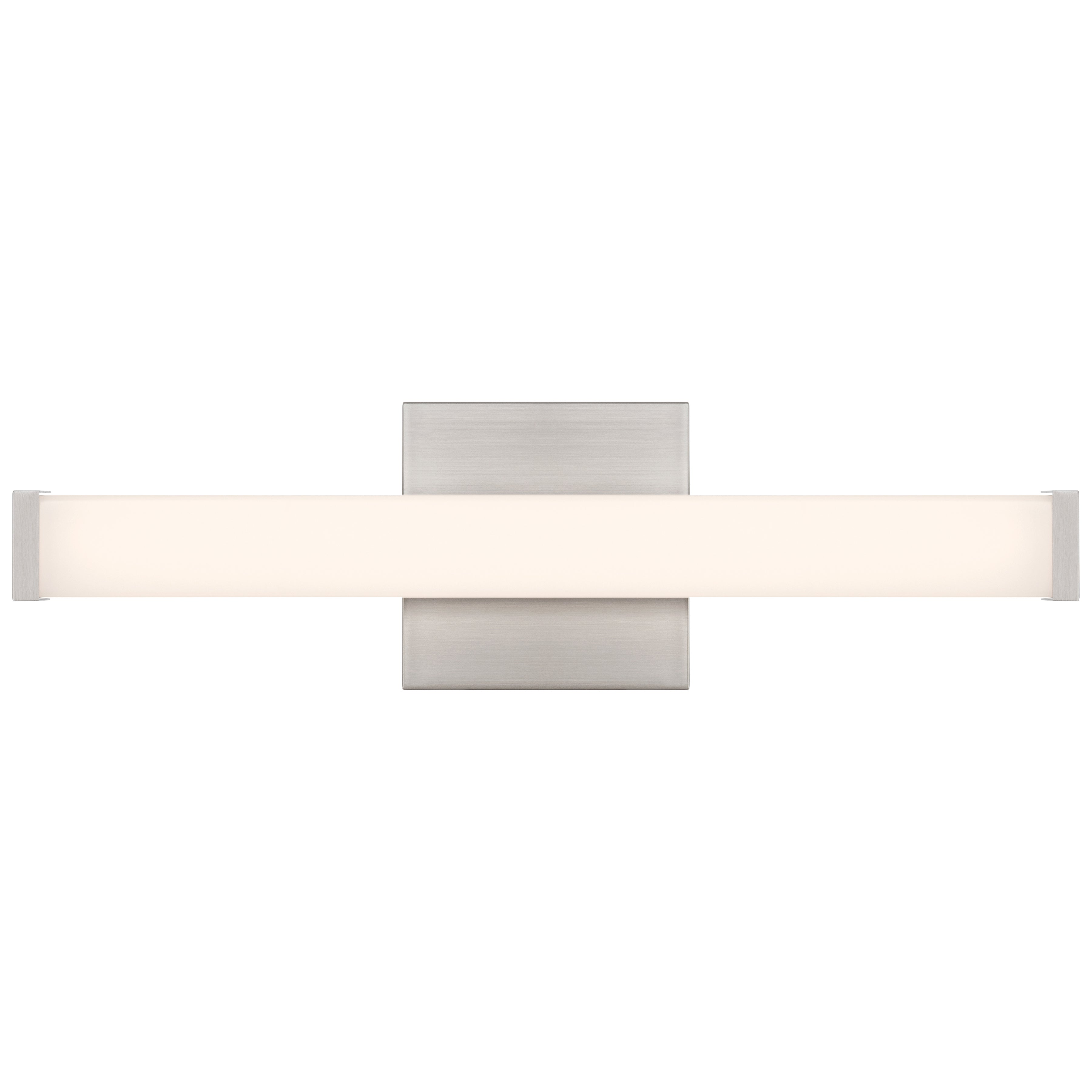 Maxx 5CCT LED Vanity, Brushed Steel / 18"