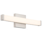 Maxx 5CCT LED Vanity, Brushed Steel / 18"