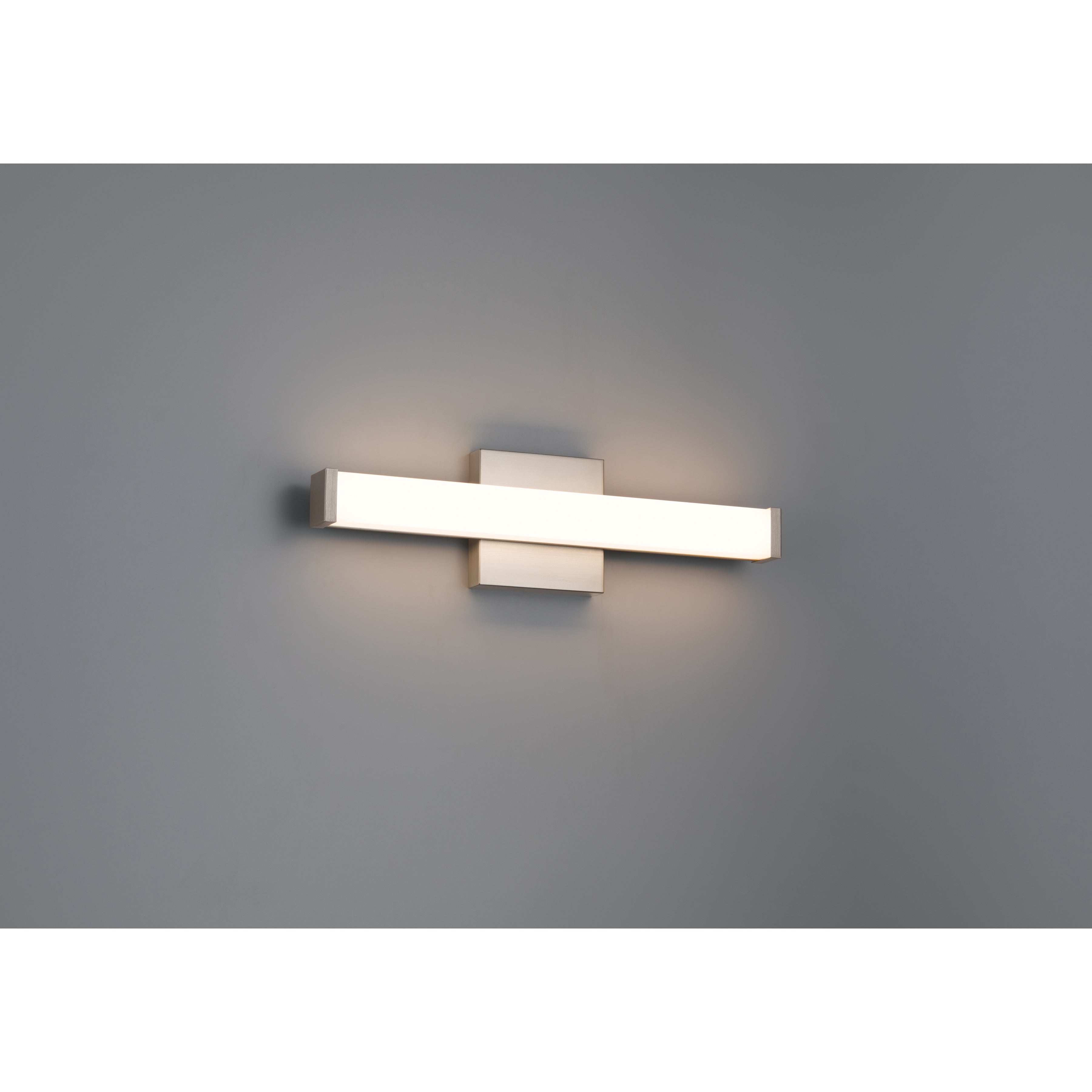 Maxx 5CCT LED Vanity, Brushed Steel / 18"