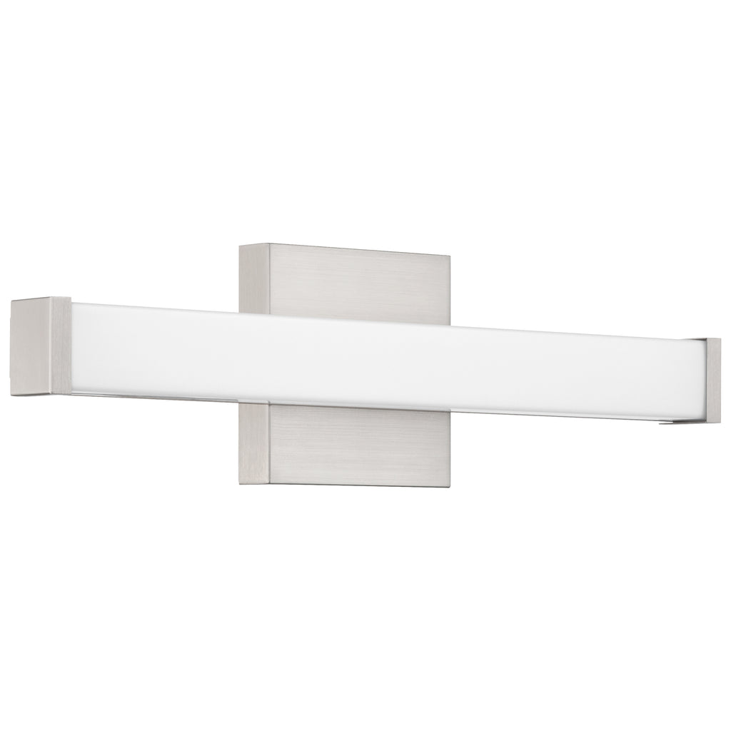 Maxx 5CCT LED Vanity, Brushed Steel / 18"