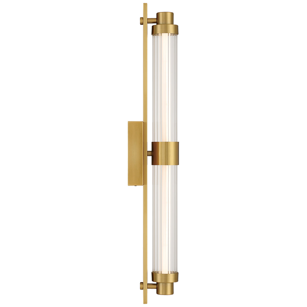 Julia 3CCCT LED Vanity, Antique Brushed Brass