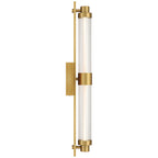 Julia 3CCCT LED Vanity, Antique Brushed Brass