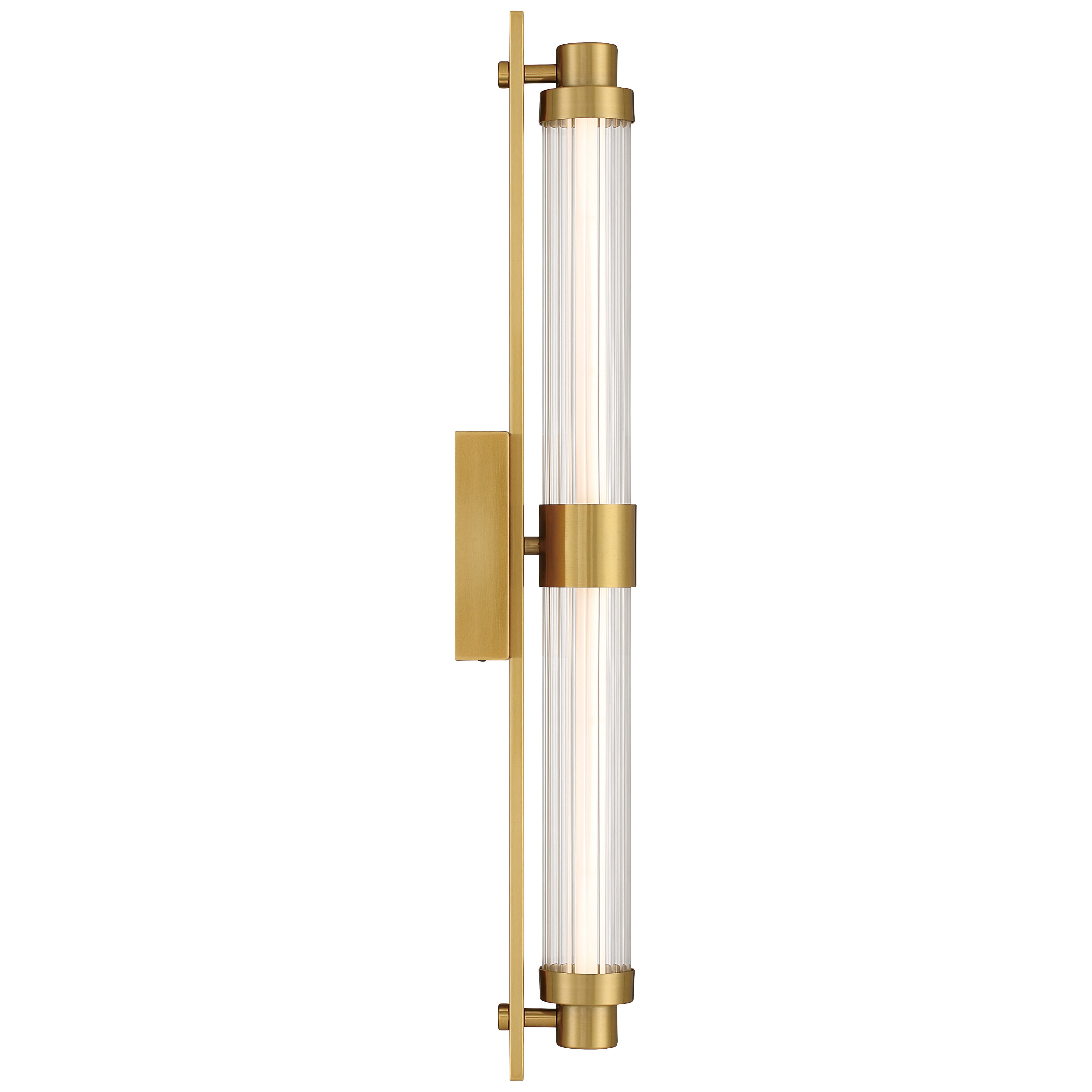 Julia 3CCCT LED Vanity, Antique Brushed Brass