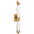 Julia 3CCCT LED Vanity, Antique Brushed Brass