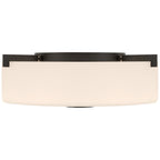 Rachel 2 Light Flush Mount, Matte Black