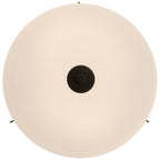 Rachel 2 Light Flush Mount, Matte Black