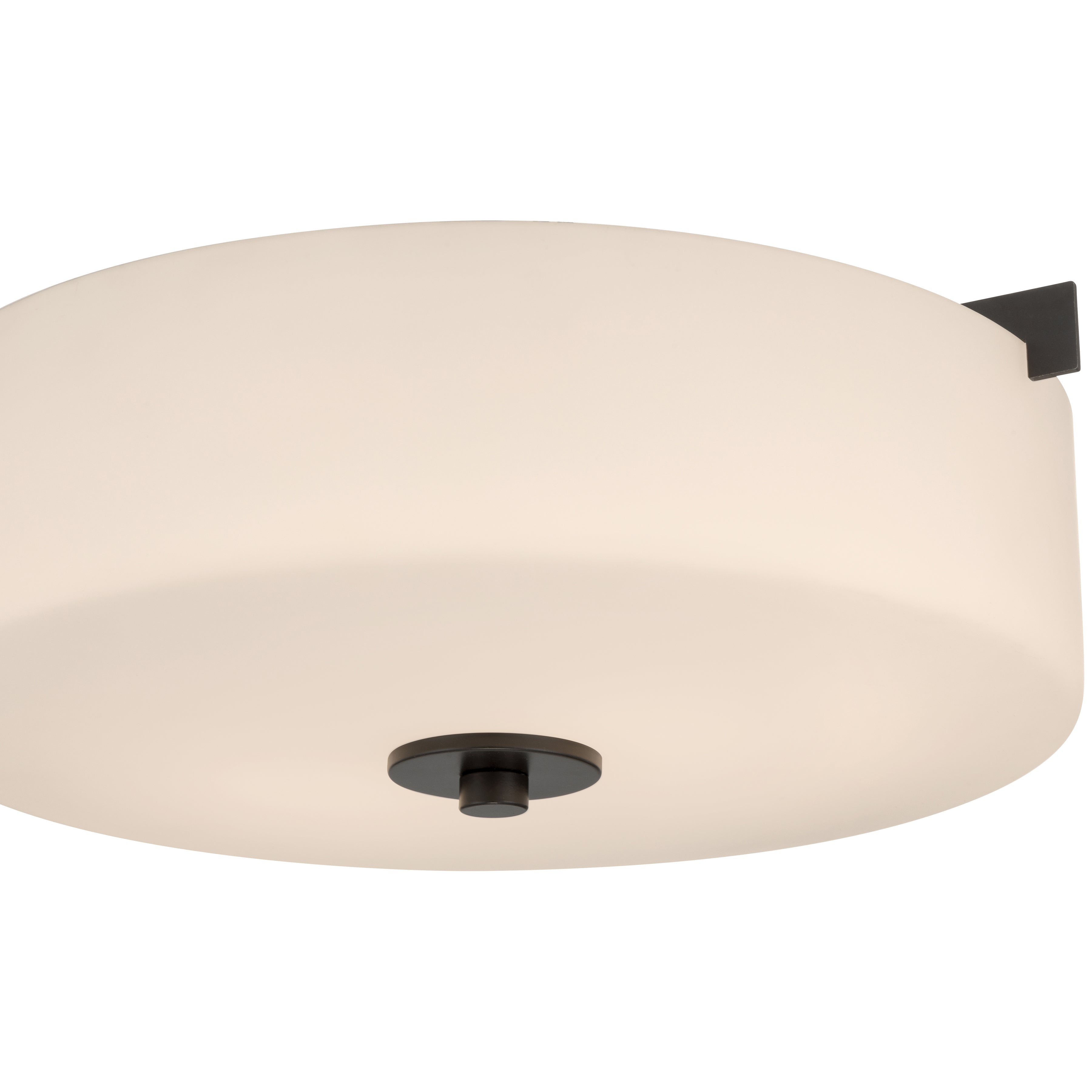 Rachel 2 Light Flush Mount, Matte Black