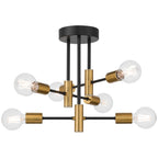 Sean 6 Adjustable Light Semi Flush