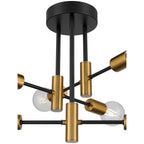 Sean 6 Adjustable Light Semi Flush