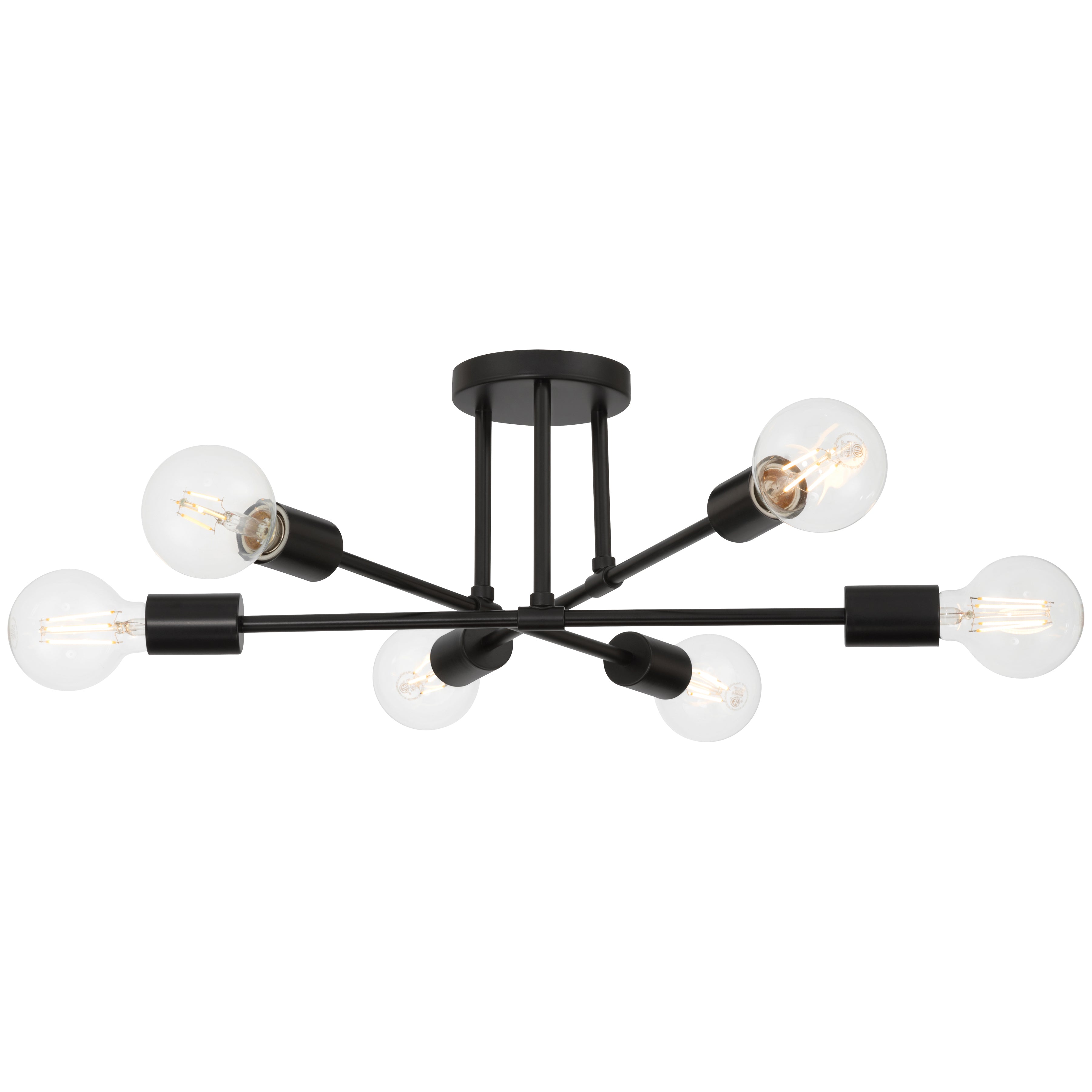 Marin 6 Light Semi Flush