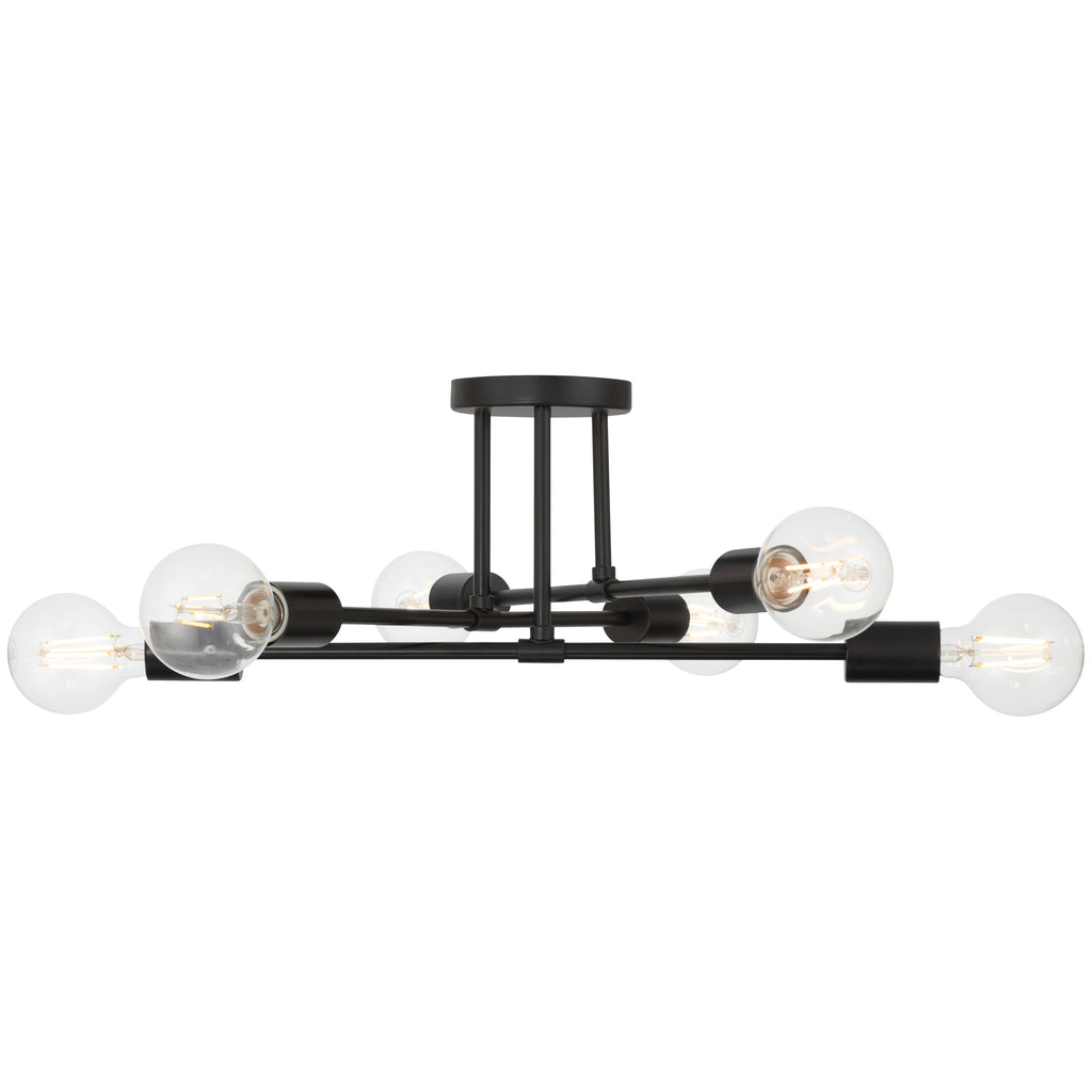 Marin 6 Light Semi Flush