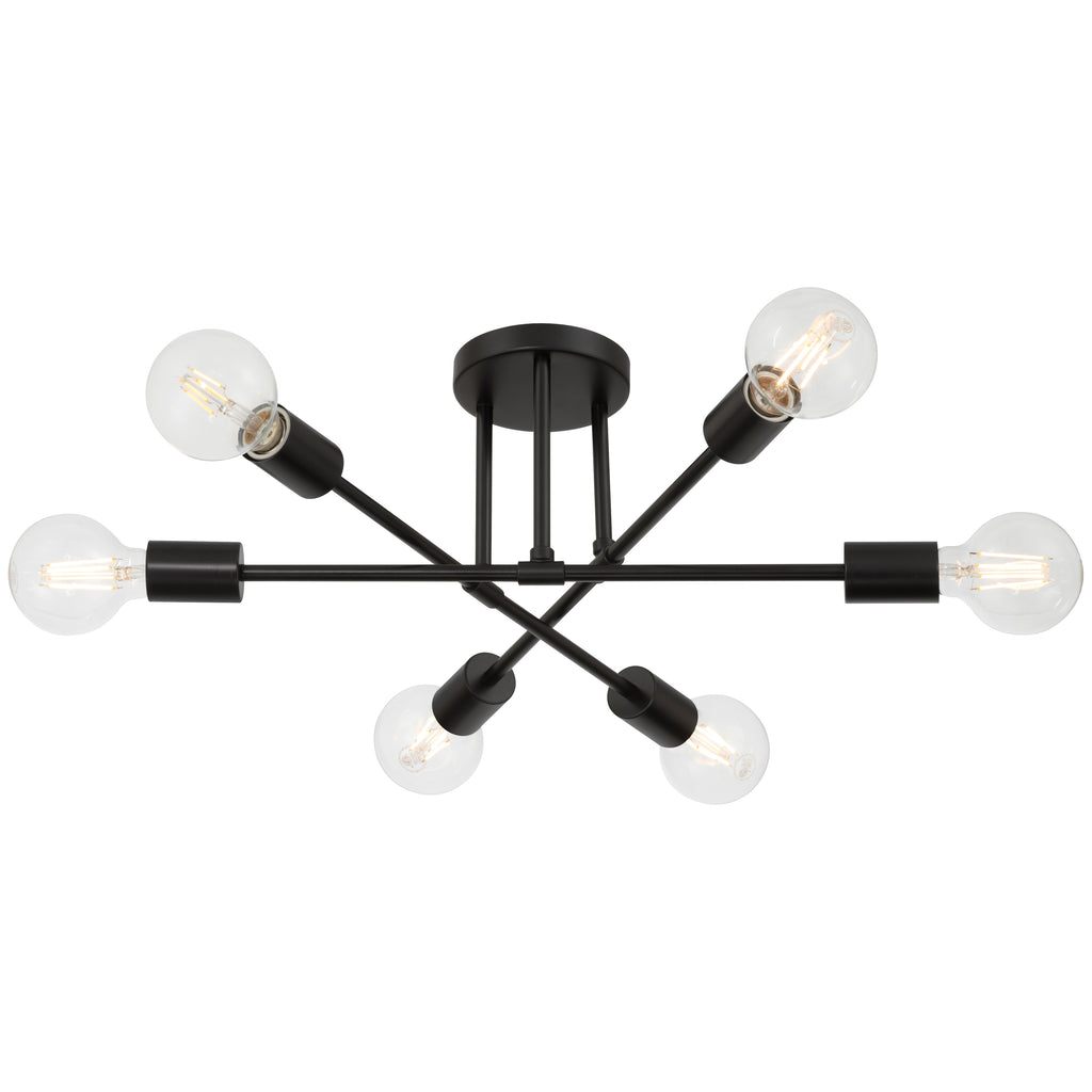 Marin 6 Light Semi Flush