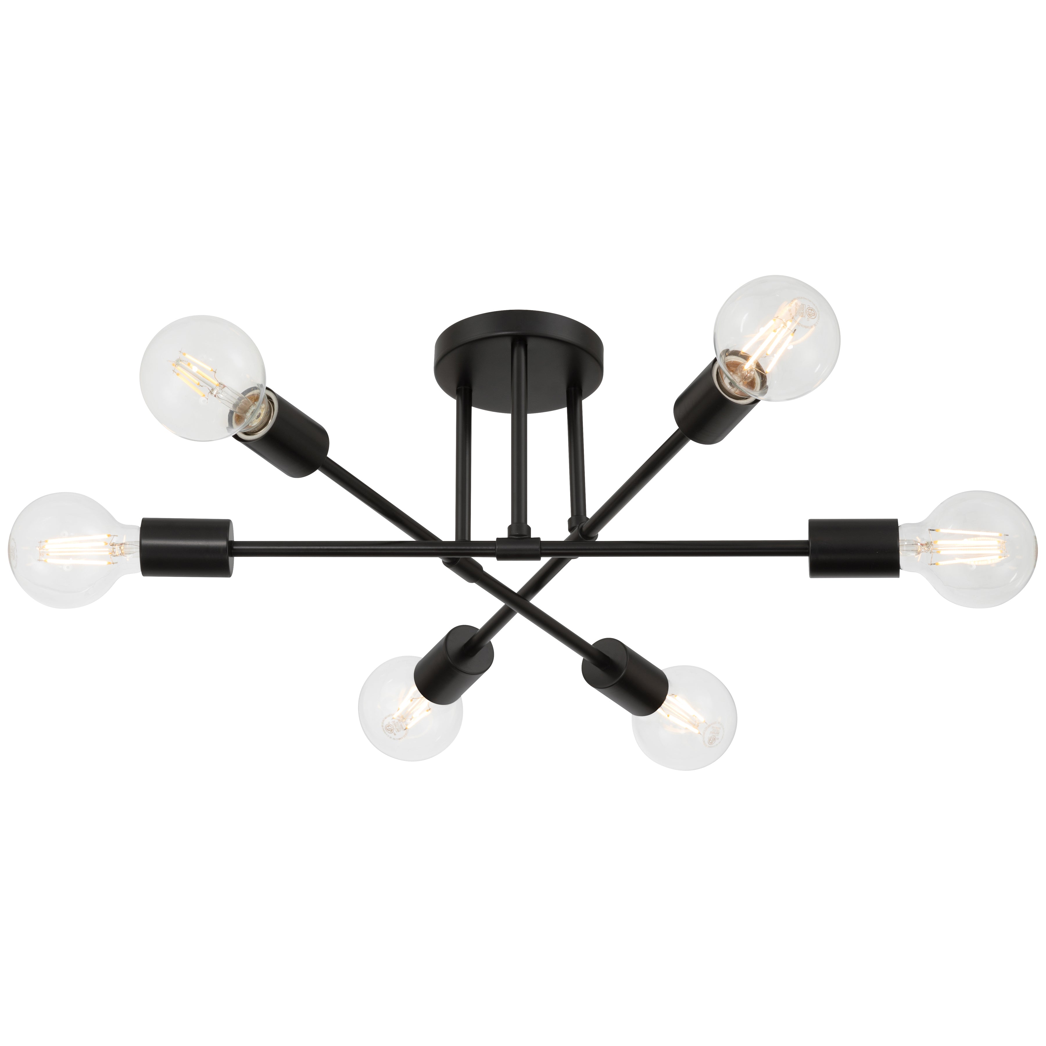 Marin 6 Light Semi Flush