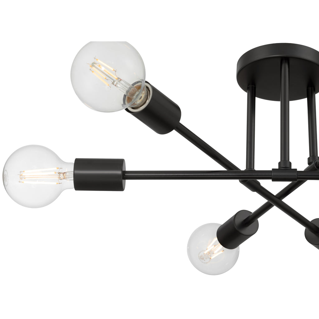 Marin 6 Light Semi Flush