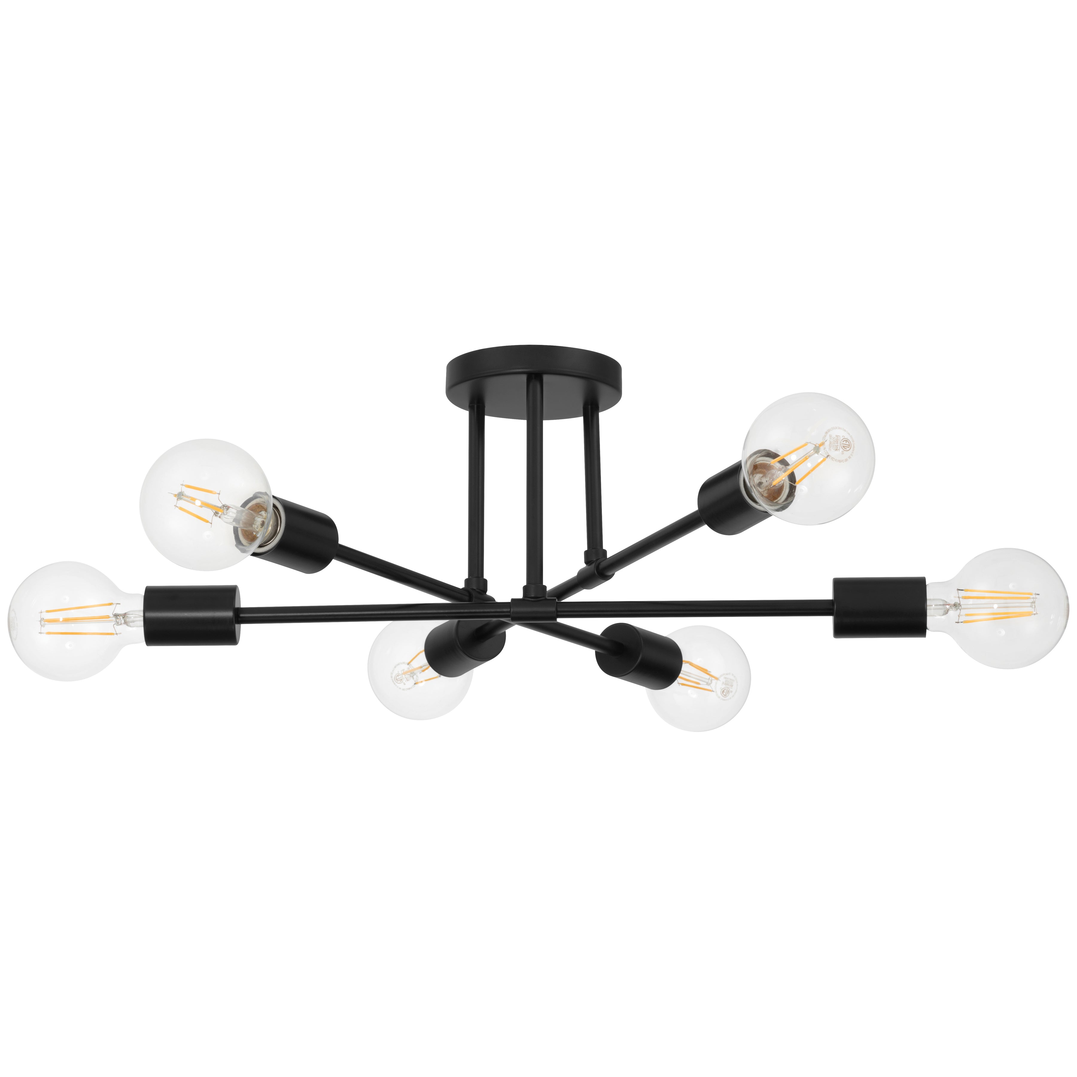 Marin 6 Light Semi Flush