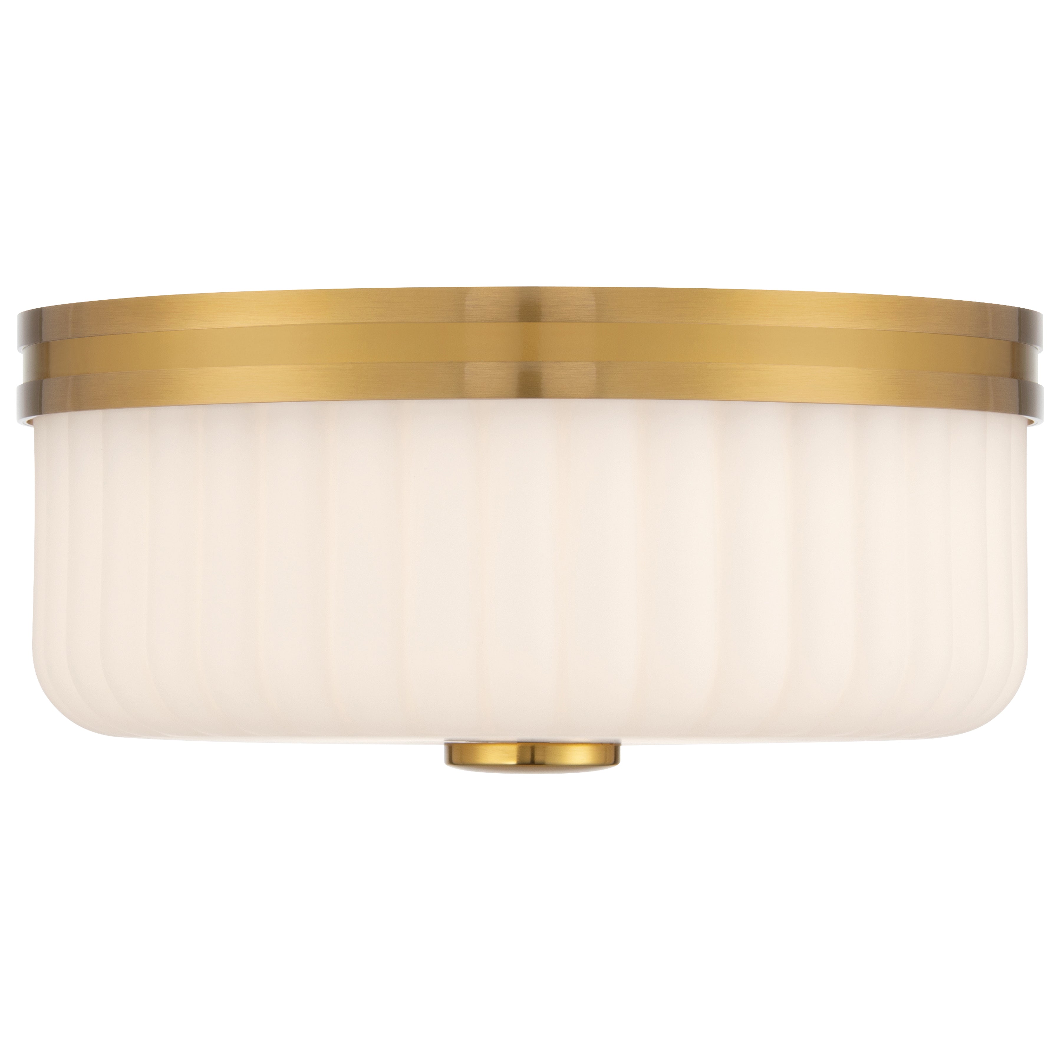 Daniella 3CCT LED Flush Mount, Antique Brass