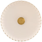 Daniella 3CCT LED Flush Mount, Antique Brass