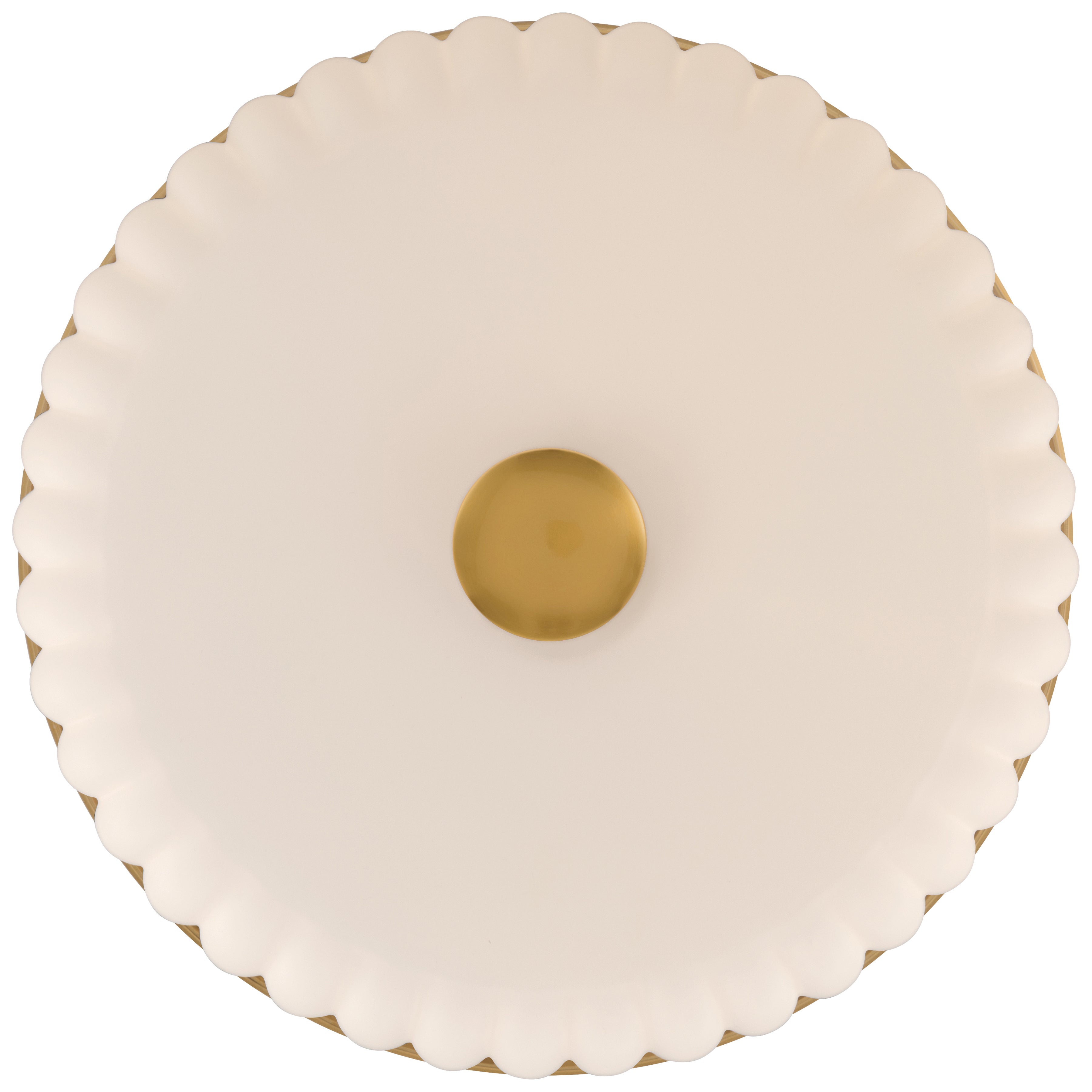 Daniella 3CCT LED Flush Mount, Antique Brass