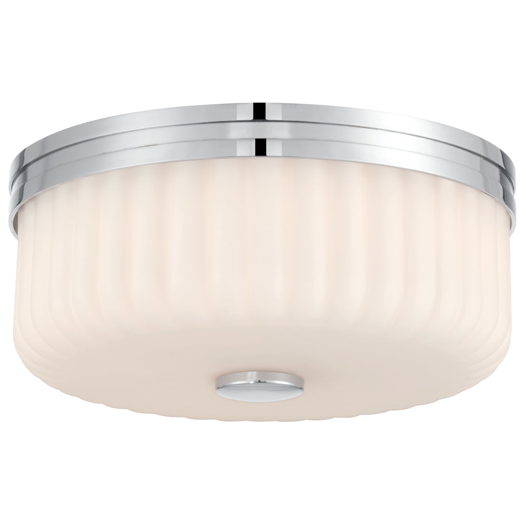 Daniella 3CCT LED Flush Mount, Chrome
