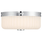 Daniella 3CCT LED Flush Mount, Chrome