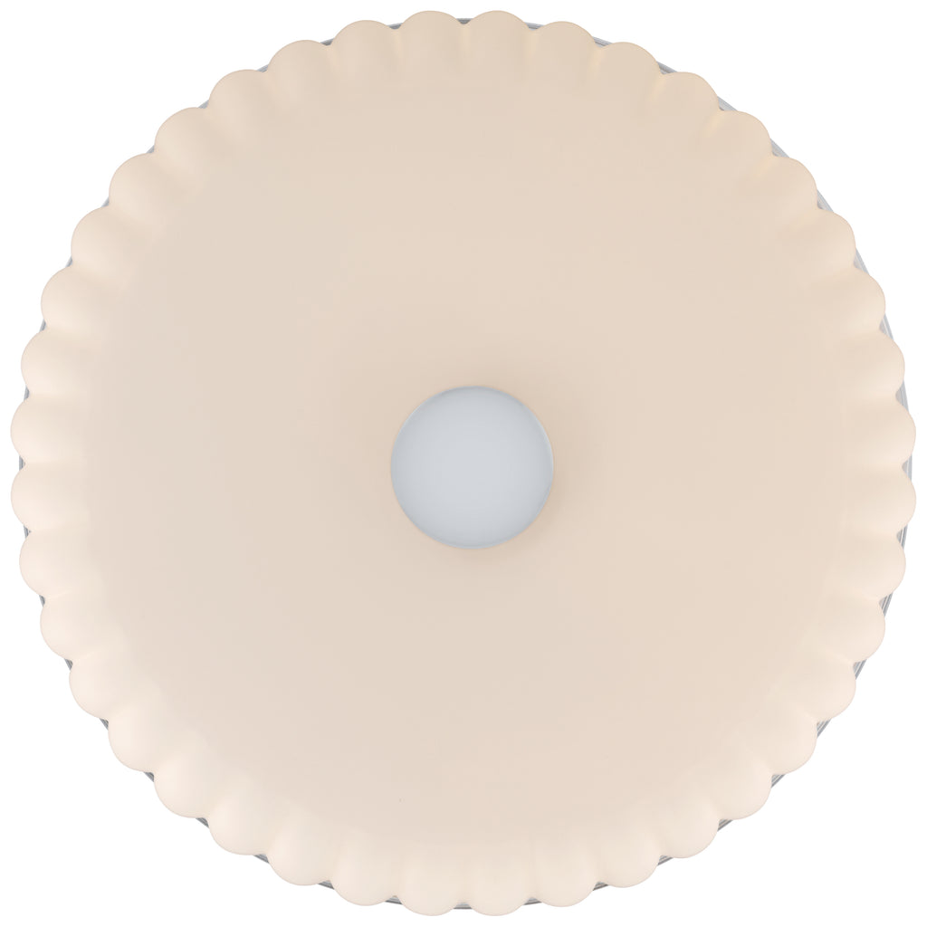 Daniella 3CCT LED Flush Mount, Chrome