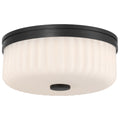 Daniella 3CCT LED Flush Mount, Matte Black