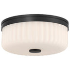 Daniella 3CCT LED Flush Mount, Matte Black