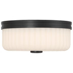 Daniella 3CCT LED Flush Mount, Matte Black