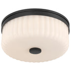 Daniella 3CCT LED Flush Mount, Matte Black
